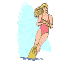 Gif animé ski nautique